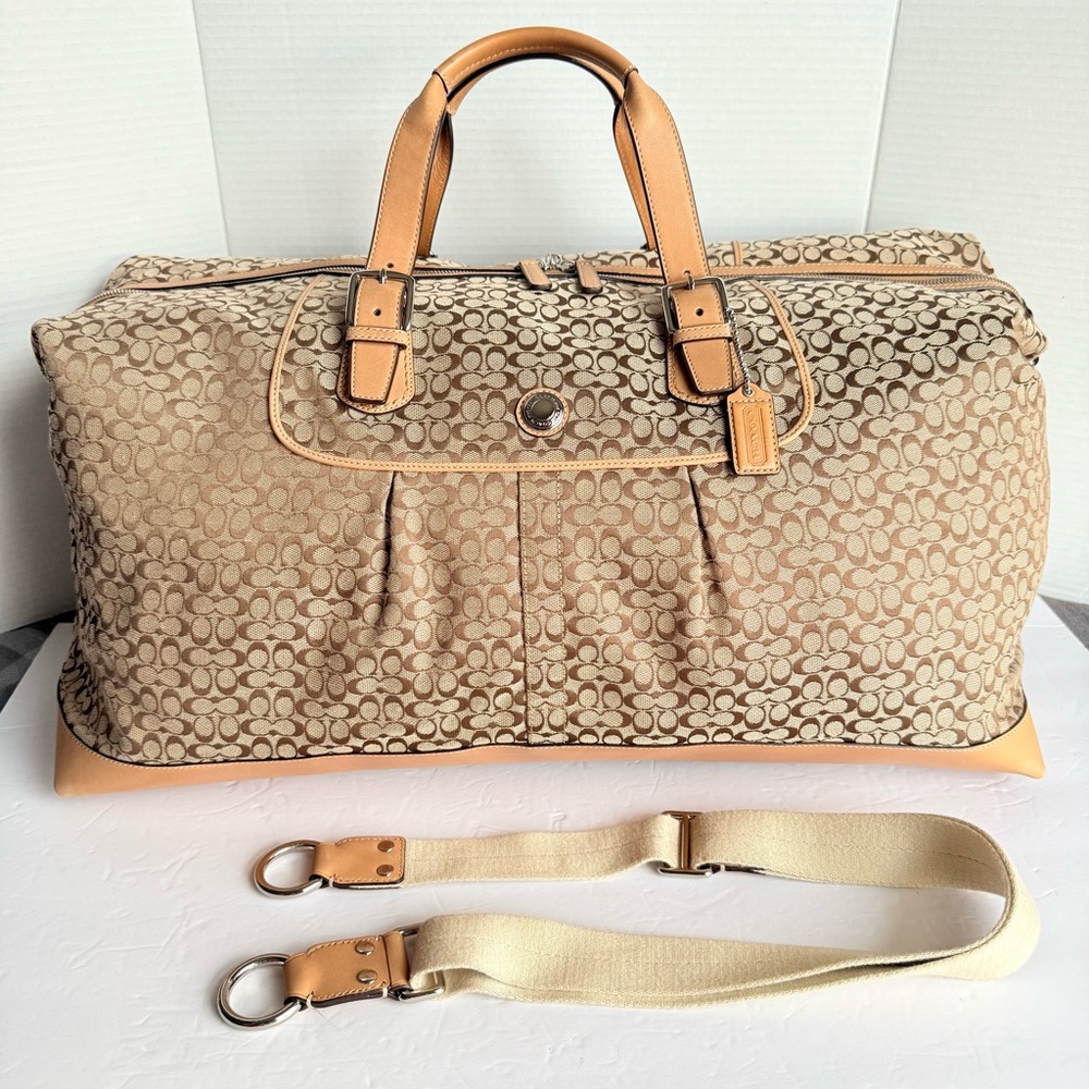 Coach XL Voyage Signature Cabin Duffle Bag F77115